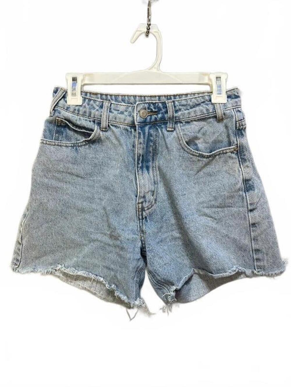 DISSH Denim Womens Size 8 Light Wash High Rise Raw Cut Hem Denim Shorts